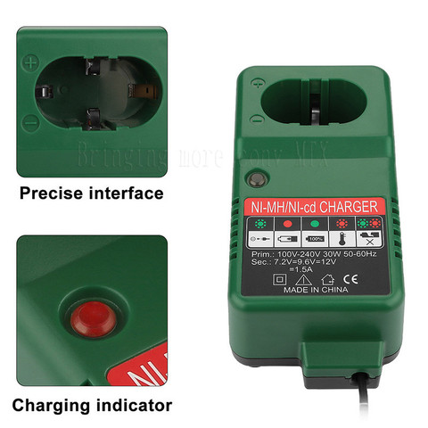 Replacement Charger For Hitachi  12V NiCd Ni-Mh Battery Charger Pod Style Battery Charger for Hitachi EB1214S ► Photo 1/6