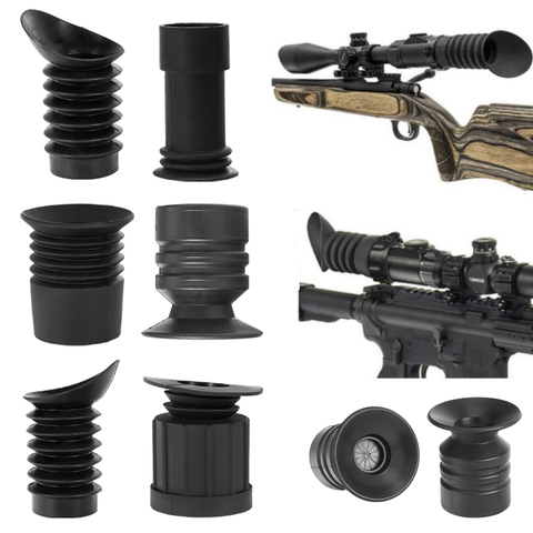 Hunting Riflescope Rubber Eyeshade Scalability Sight Eyeguard Tactical Optics Sight Eye Protector Cover Gun Accessary ► Photo 1/6