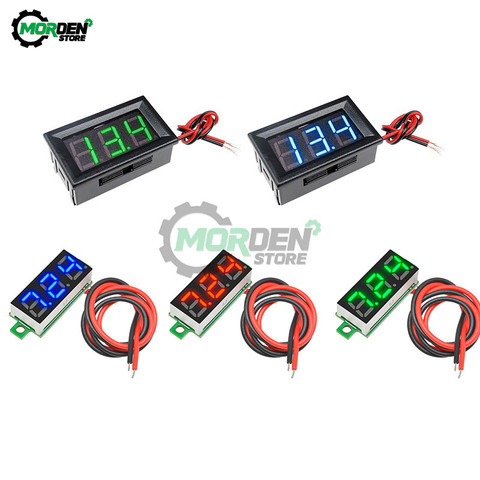 DC2.5-30V/DC4.5V-30V Digital Voltmeter LED Display DC Volt Meter Voltage Tester Volt Detector Voltmeter Module 0.56“/0.28” ► Photo 1/6