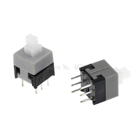 20Pcs 8.5*8.5 Self-Locking Switch 8.5X8.5MM Locking Switch 6Pin Button Switch ► Photo 1/4