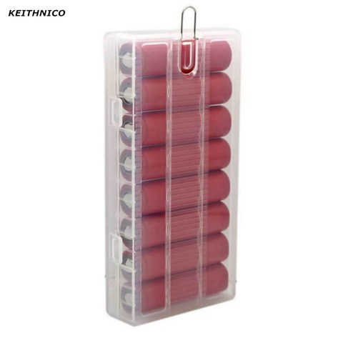 1PC 8*18650 Battery Storage Box Container 18650  Batteries Organizer Hard Case Holder Rechargeable Battery Power Bank Cases ► Photo 1/6