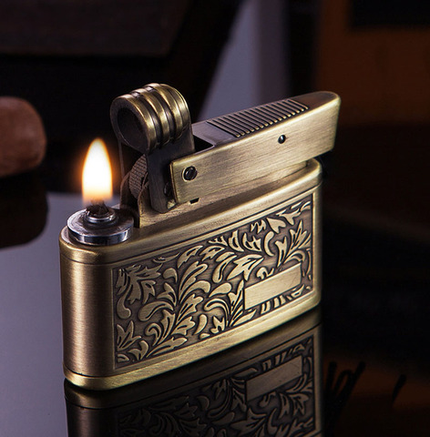 Creative retro kerosene lighter men's smoking gift vintage classic collection cigarette lighter ► Photo 1/3