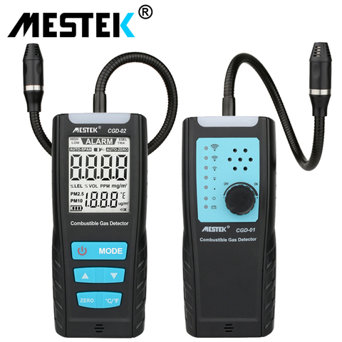 MESTEK co2 Sensor Gas Analyzer Meter Air Quality Monitor Gas Leak Detector with Alarm Automotive Combustible Gas Sensor Detector ► Photo 1/6