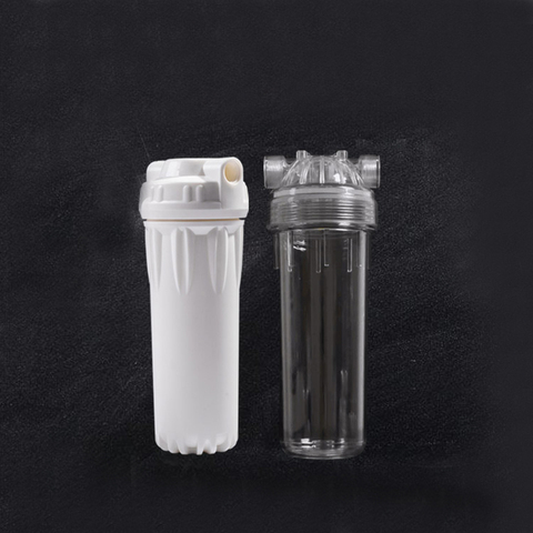 10 inches Explosion-proof Transparent Bottle Water Purifiers Accessories thicker Filter case front filters shell 2/4/6 Interface ► Photo 1/1