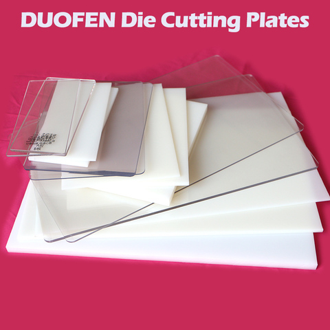 DUOFEN METAL CUTTING DIES quality White Nylon die cutting plate for crafting works DIY Scrapbook Paper Album 2022 new ► Photo 1/6