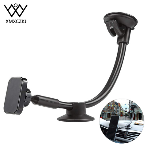 Magnetic Windshield Sucker Car Phone Holder For iPhone X 11 Pro Long Arm Holder For Phone In Car Smartphone Stand For Xiaomi 9 ► Photo 1/6