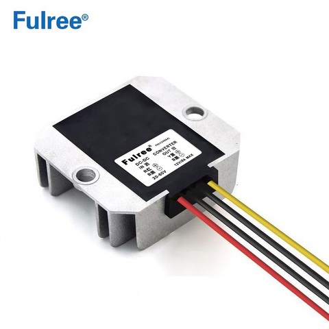 24V 36V 48V 60V (20-72V) to 12V 1A 3A 5A 8A DC DC Buck Power Converter 24Vdc 36Vdc 48Vdc 60Vdc to 12Vdc Step Down Voltage Module ► Photo 1/5