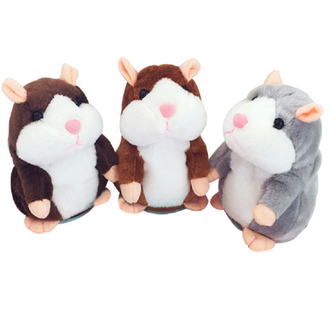 Learn To Repeat The Small Hamster Plush Toy Talking Hamster Doll Toy Record Children's Sducational Toys For Children's Gifts ► Photo 1/4