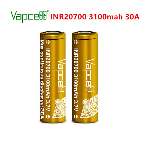 Vapcell lithium battery discount with rust 20700 3100 mah 30A high power 3.7v rechargerable li-ion battery for flashlight ► Photo 1/1