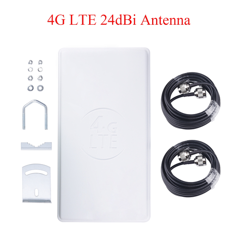 4G LTE 24dBi Antenna 698-2690MHz MIMO Outdoor Antenna N Female Jack Connector Signal Booster For 3G 4G Router Modem ► Photo 1/6