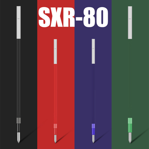 Uni SXR-80-07 Refills for MSXE5-1000-07 Ballpoint Pen 0.7 mm-4 colors packed (Each color one Piece) ► Photo 1/6