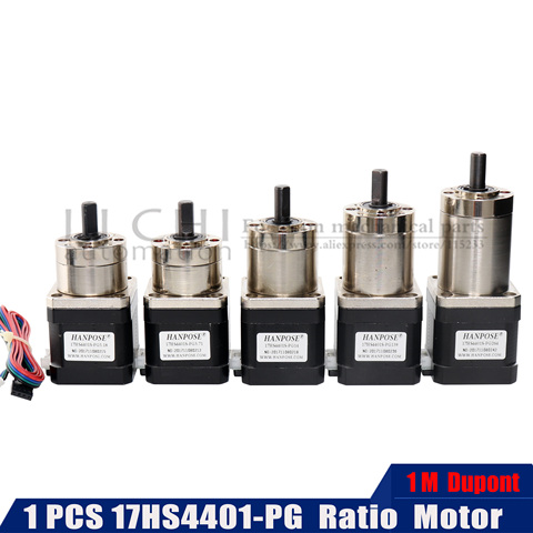 Stepper Motor 5.18-1 71-1 139-1   Nema 17 Planetary geared Gearbox All Ratio 17HS4401S  Nema 17 ratio motor ► Photo 1/6