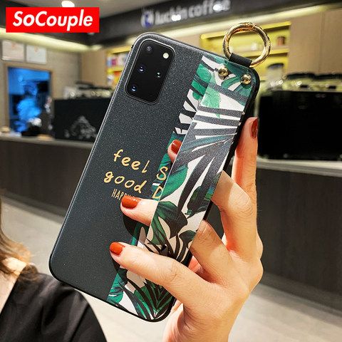 SoCouple Case For Samsung Galaxy A50 Case For Samsung A70 A30s A20 A40 A10 A21s A51 A71 A31 A41TPU Phone Holder Wrist Strap Case ► Photo 1/6