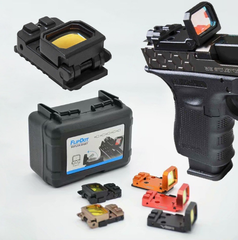 WEEWOLVES Flip Red Dot Sight RMR Holographic Reflex Sight for Shooting Hunting for Glock or 20mm Picatinny ► Photo 1/5