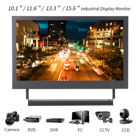 13.3/15.6 1080P Portable Industrial Monitor PC HDMI HD IPS LCD 10.1/11.6 industrial Display Monitor for Camera ► Photo 1/6
