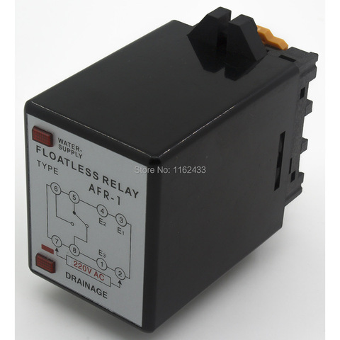 AFR-1 AC 220V floatless level relay / switch with socket base 220VAC ► Photo 1/6