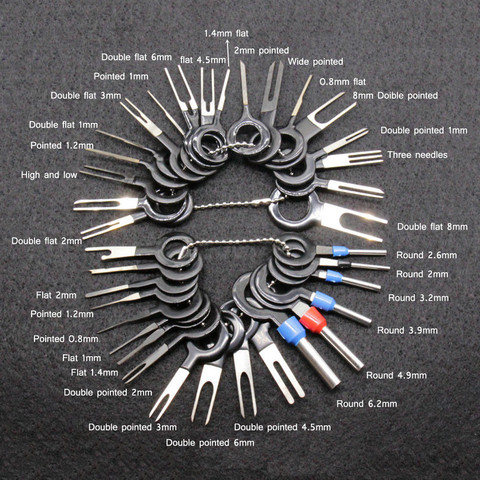 36pcs Terminal Connector Pin Removal Tool Electrical Wiring Crimp Pin Extractor Connector Puller Hand Tools Set ► Photo 1/6