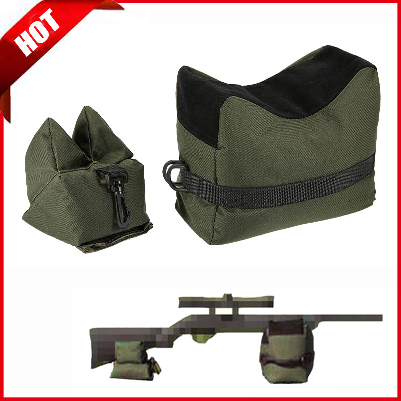 Shooting Gun Front Rear Rest Bags Sandbag Sniper Stand Support Outdoor Hunting 