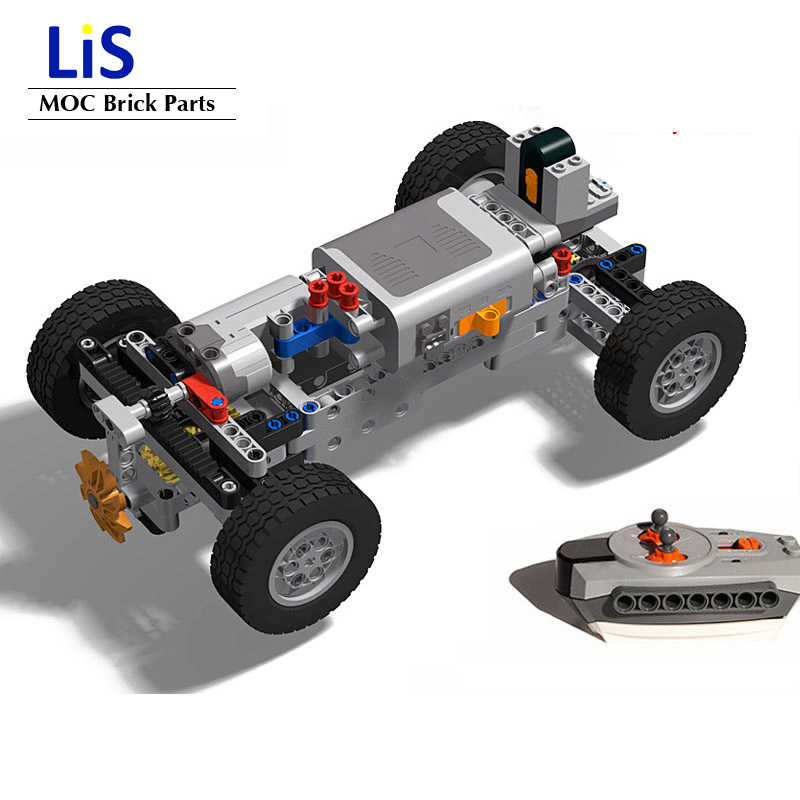 New 589Pcs OffRoad Car Building Blocks Bricks Technic Scale Model children toy 