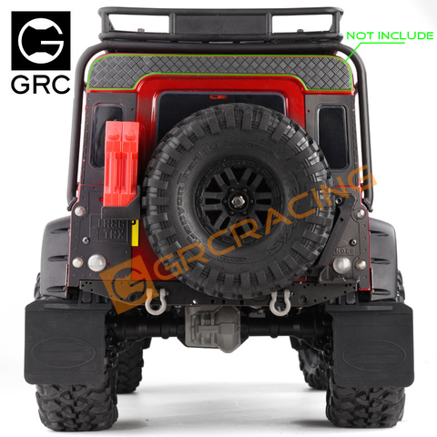 GRC tail gate metal trim panel simulation rivets on both sides for 1 / 10 RC tracked vehicle traxxas trx-4 TRX 4 defender ► Photo 1/6