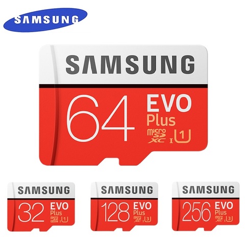 SAMSUNG EVO+  Micro SD 32G SDHC 80mb/s Grade Class10 Memory Card C10 UHS-I TF/SD Cards Trans Flash SDXC 64GB 128GB for shipping ► Photo 1/6