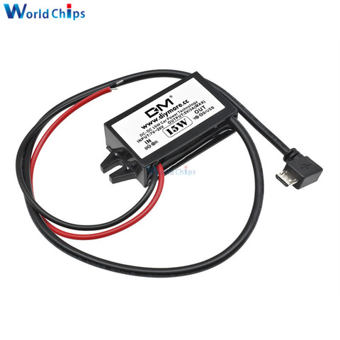 DC-DC 12V to 5V 3A Converter Step Down Power Supply Module Micro USB DC/DC Power Converter Waterproof ► Photo 1/6