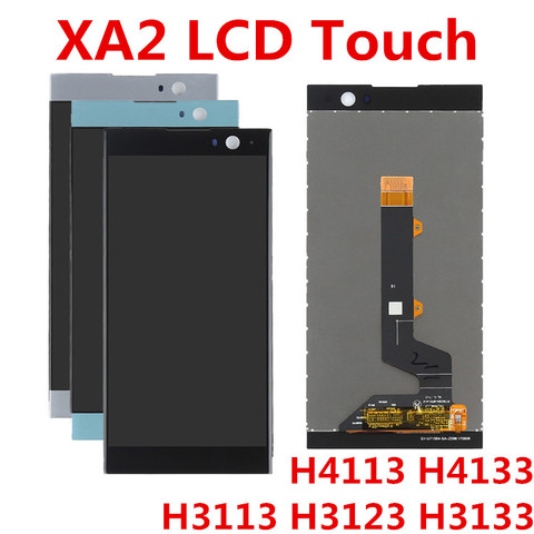 JIEVER 5.2inch For Sony Xperia XA2 LCD Display Touch Screen Digitizer Assembly Replacement For SONY XA2 LCD H4133 H4131 H4132 ► Photo 1/6