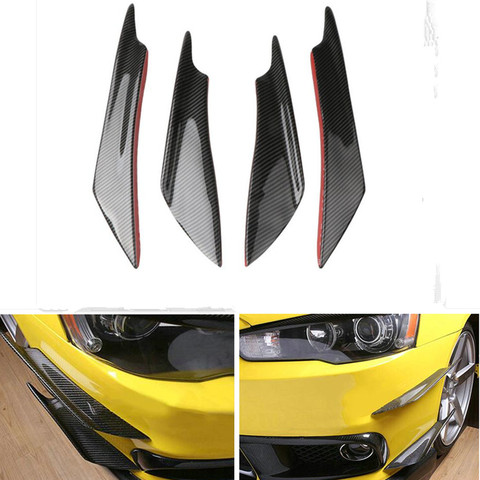 Car Universal Front Bumper Lip Body Kit Spoiler For Lancer x Bmw f10 e60 Lada Vesta Granta Kia Ceed Nissan ► Photo 1/3