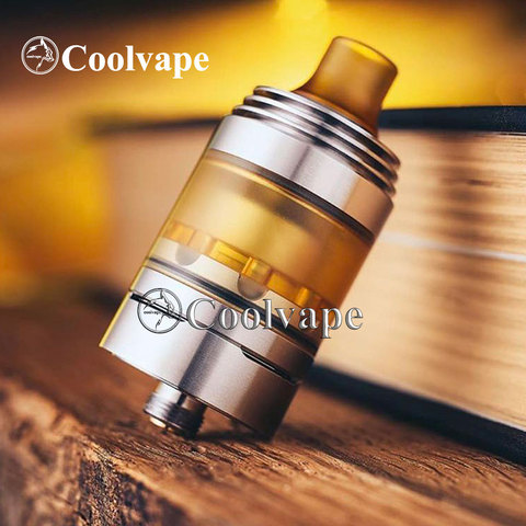 coolvape The Hussar RTA V1.5 316ss material 22mm bottom airflow adjustable control top filling Atomizer vs Destiny RTA ► Photo 1/6