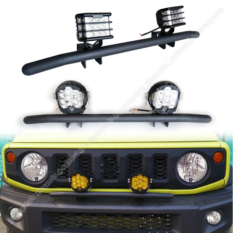 Offroad Work Lamp Spot Light Bar Bull Bar Bumper Front Bumper Spot Light Bar for 2022 Jimny JB74 JB74W JB64 ► Photo 1/5