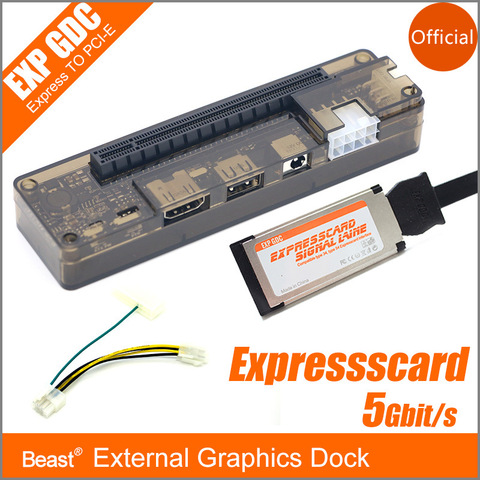 EXP GDC PCI-E External Laptop Graphics Card Dock Laptop Docking Station for Notebook (Express Card Interface Version) ► Photo 1/1