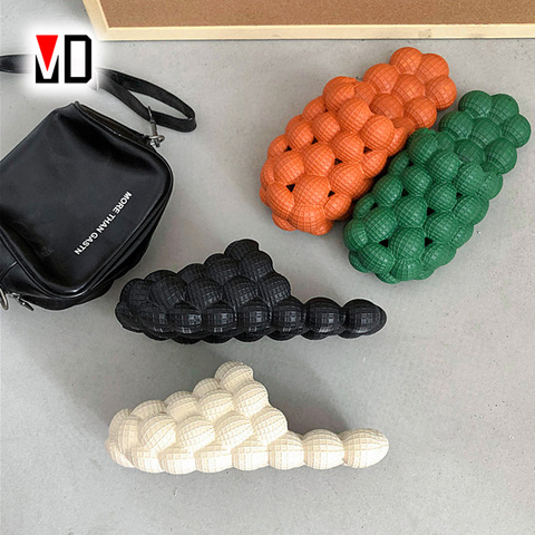 EVA Slippers Cool Summer Men Women Couple Young Fashion Design Balls Soft Sports Croc Charms Couples Boys Unisex Street Boy Girl ► Photo 1/6