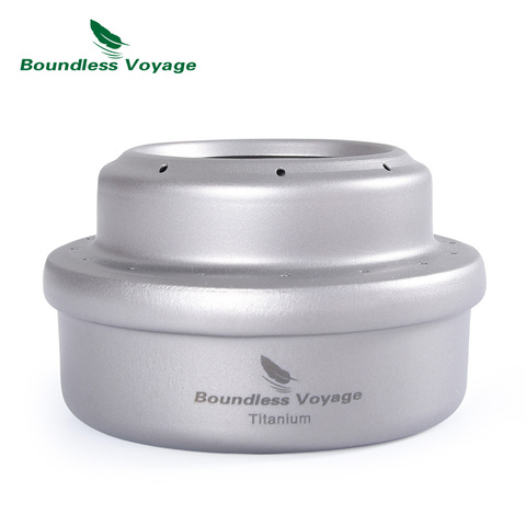 Boundless Voyage Titanium Alcohol Stove Outdoor Camping Picnic Backpacking Oil Candle Heater Furnace ► Photo 1/6