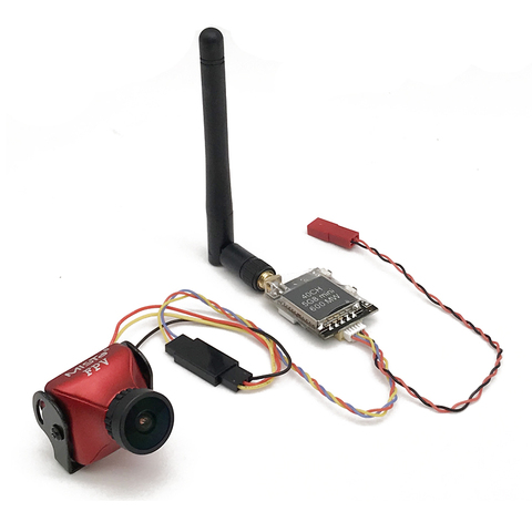 Easy to use 5.8G FPV Set 600mW FPV Video Transmitter and CCD 800TVL 2.1mm HD 1080P 16:9 OSD FPV Camera for RC FPV drone car part ► Photo 1/6