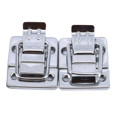 Case Box Chest Stainless Steel Spring Loaded Lock Clasp Toggle Latch Catch 10pcs