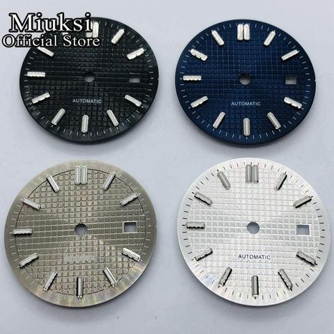 Miuksi 31mm watch dial luminous dial fit ETA 2836 2824 Mingzhu DG 2813 3804 Miyota 8205 8215 821A movement ► Photo 1/6