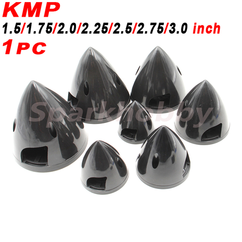 1PC KMP Black Plastic Propeller Spinner 1.5 1.75 2.0 2.25 2.5 2.75 3.0 inch optional For RC Quadcopter Airplanes Models Accs ► Photo 1/6