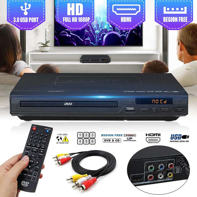 Price History Review On Multi System 1080p Hd Dvd Player Portable Usb 2 0 3 0 Dvd Player Multimedia Digital Dvd Tv Support Hdmi Cd Svcd Vcd Mp3 Function Aliexpress Seller