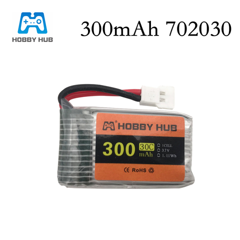 3.7V 300mAH Lipo Battery For Udi U816 U830 F180 E55 FQ777 FQ17W Hubsan H107 Syma X11C FY530 RC Helicopter 3.7V 300mAH 30C 702030 ► Photo 1/1