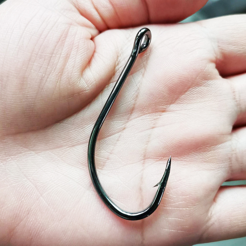 Thetime big Jig Assist hook size 8/0-1/0 Saltwater Barbed Single Jigs fishhooks fishing tackle for 40-300g jigging lure big game ► Photo 1/6