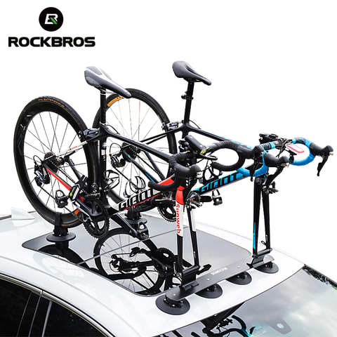 ROCKBROS Bike Bicycle Rack Suction Roof-Top Bike Car Racks Carrier Quick Install Bike Roof Rack MTB Mountain Road Bike Accessory ► Photo 1/6