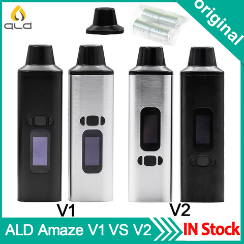 ALD AMAZE WOW V2 Dry Herb vaporizer 1800mAh battery with OLED Display & Herb Container Electronic Cigarettes Vape Kit vape pen ► Photo 1/6