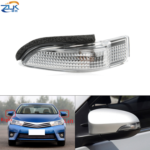 ZUK Rearview Mirror Turn Signal Light Lamp Blinker Repeater For TOYOTA YARIS PRIUS C COROLLA CAMRY EZ AVALON VENZA For Scion iM ► Photo 1/6