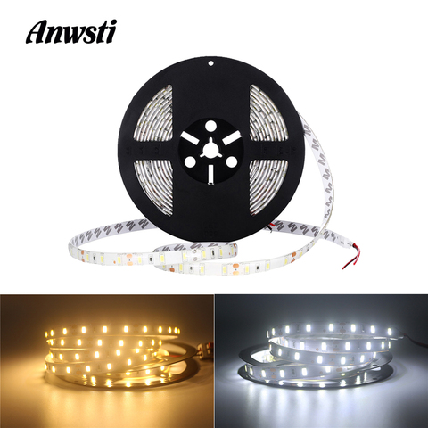 12V LED Tape SMD 5630 60LEDs/M 1M 2M 3M 4M 5M Tira LED Strip Light Waterproof Stripe Ribbon Warm White Indoor Decor Lighting ► Photo 1/6