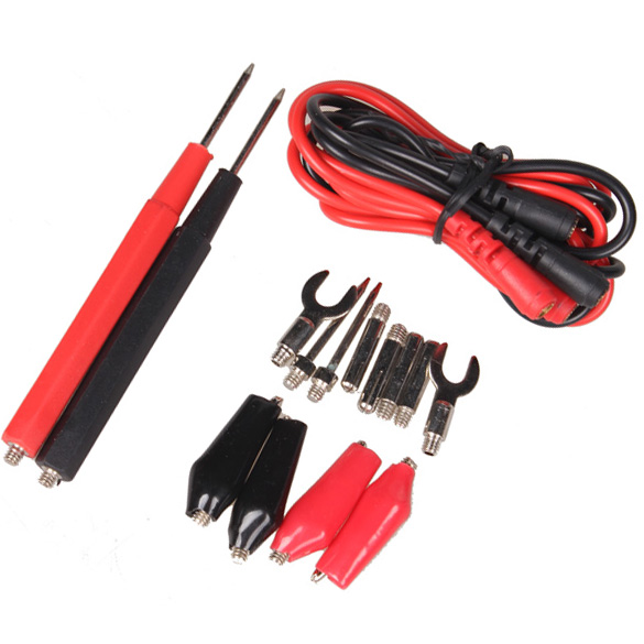 16pcs Multimeter Cable Multifunction Digital Test Lead Probe Kit Set tools new