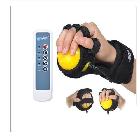 Electric Hand Massage Ball Infrared Therapy Hot Compress Stroke Hemiplegia Finger Rehabilitation Recovery Training Machine ► Photo 1/1