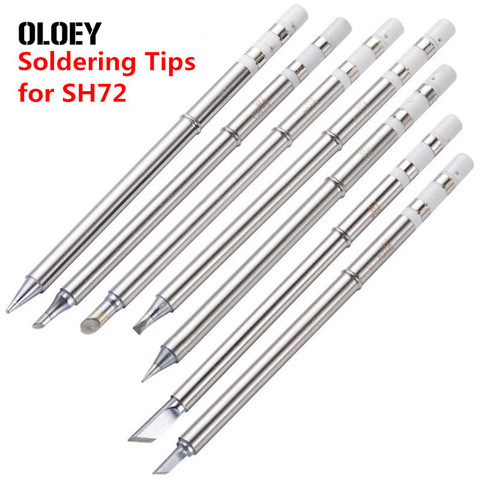 SH-K SH-KU SH-D24 SH-BC2 SH-C4 SH-I Solder Tips Replacement Parts for SH72 65W Digital Soldering Iron Station Set of Tools Kit ► Photo 1/6