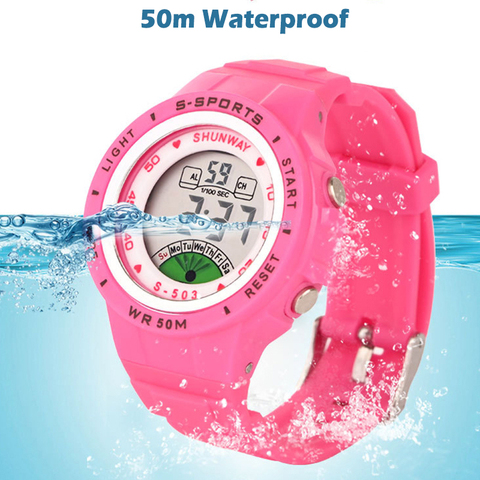 UTHAI CE02 Kids Children's Watch Electronic Quartz WristWatch for Boy Girl 50m Waterproof Student Sports Watches Colorful reloj ► Photo 1/6