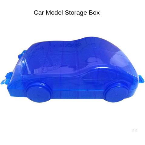 Children's Plastic 1:64 Car Model Storage Box with Handle Can Hold 10 or 16 Cars for Alloy Small Sports Car Hot Fire Wheels Car ► Photo 1/1