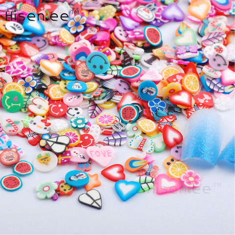 1000Pcs animal slice 3D polymer clay tiny nail art rhinestone DIY nail art jewelry decoration accessories tool ► Photo 1/1